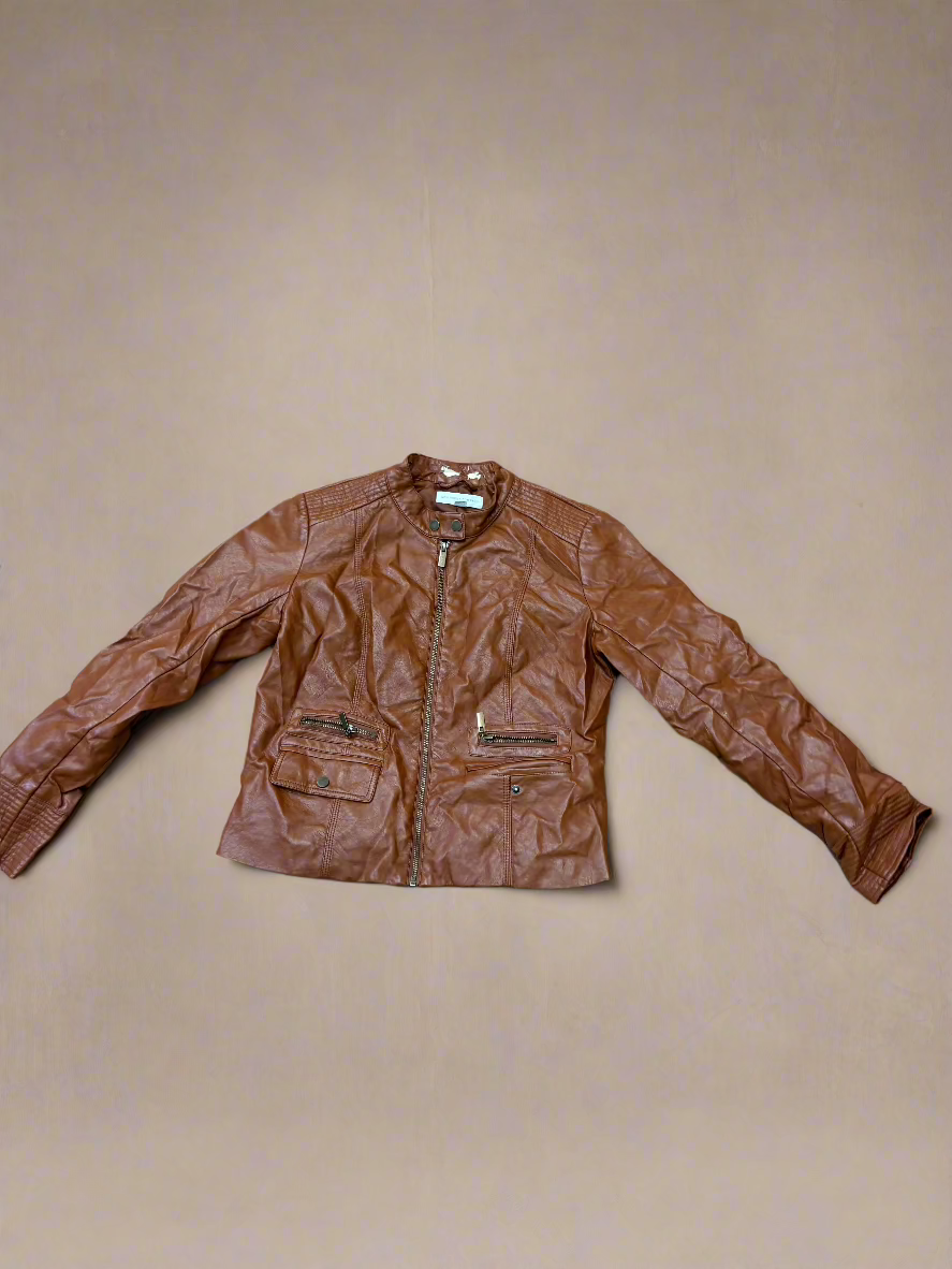 Light Brown Leather Jacket