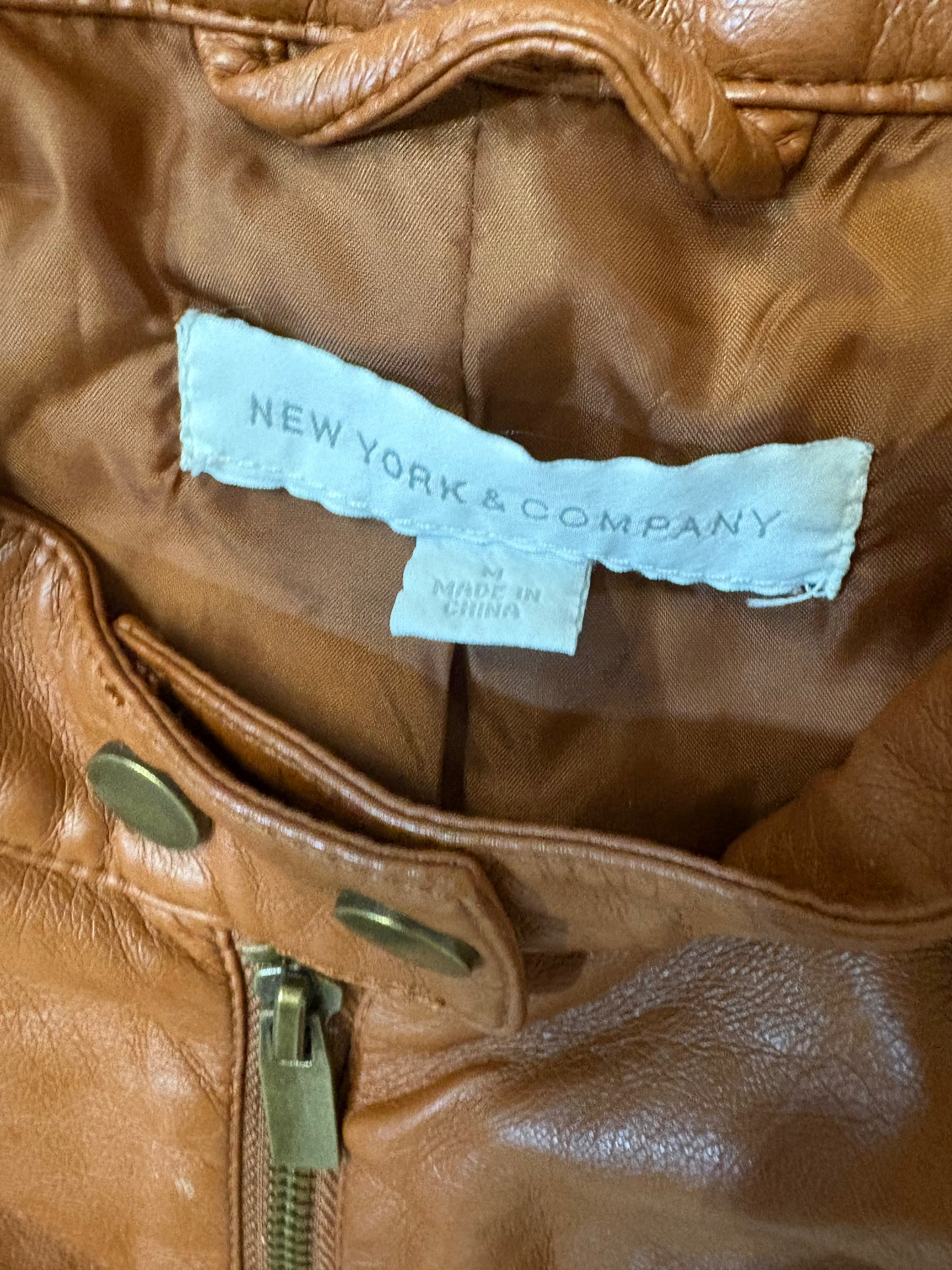 Light Brown Leather Jacket