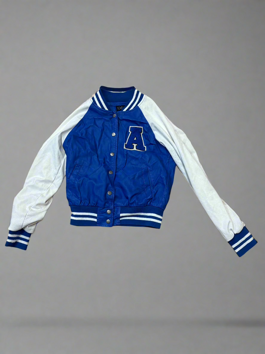 Royal Blue Varsity Button Jacket