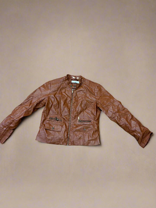 Light Brown Leather Jacket