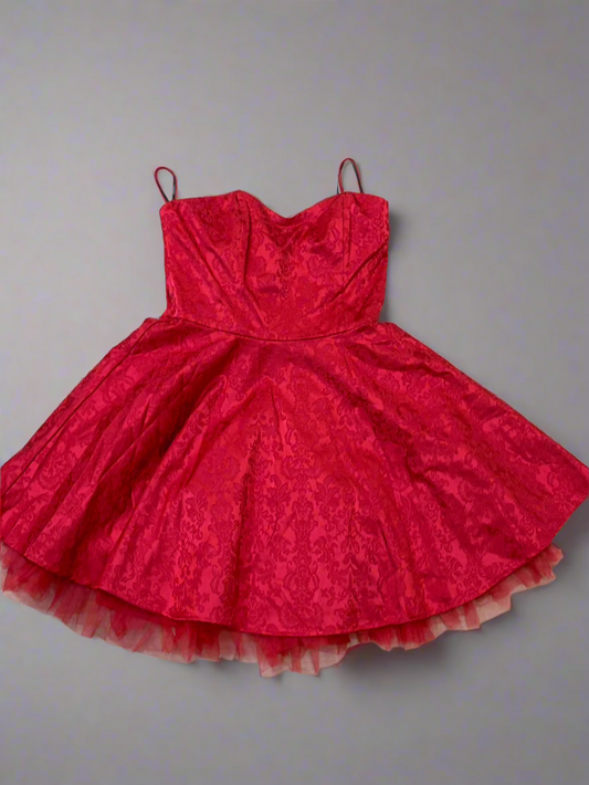 Red Tulle Dress